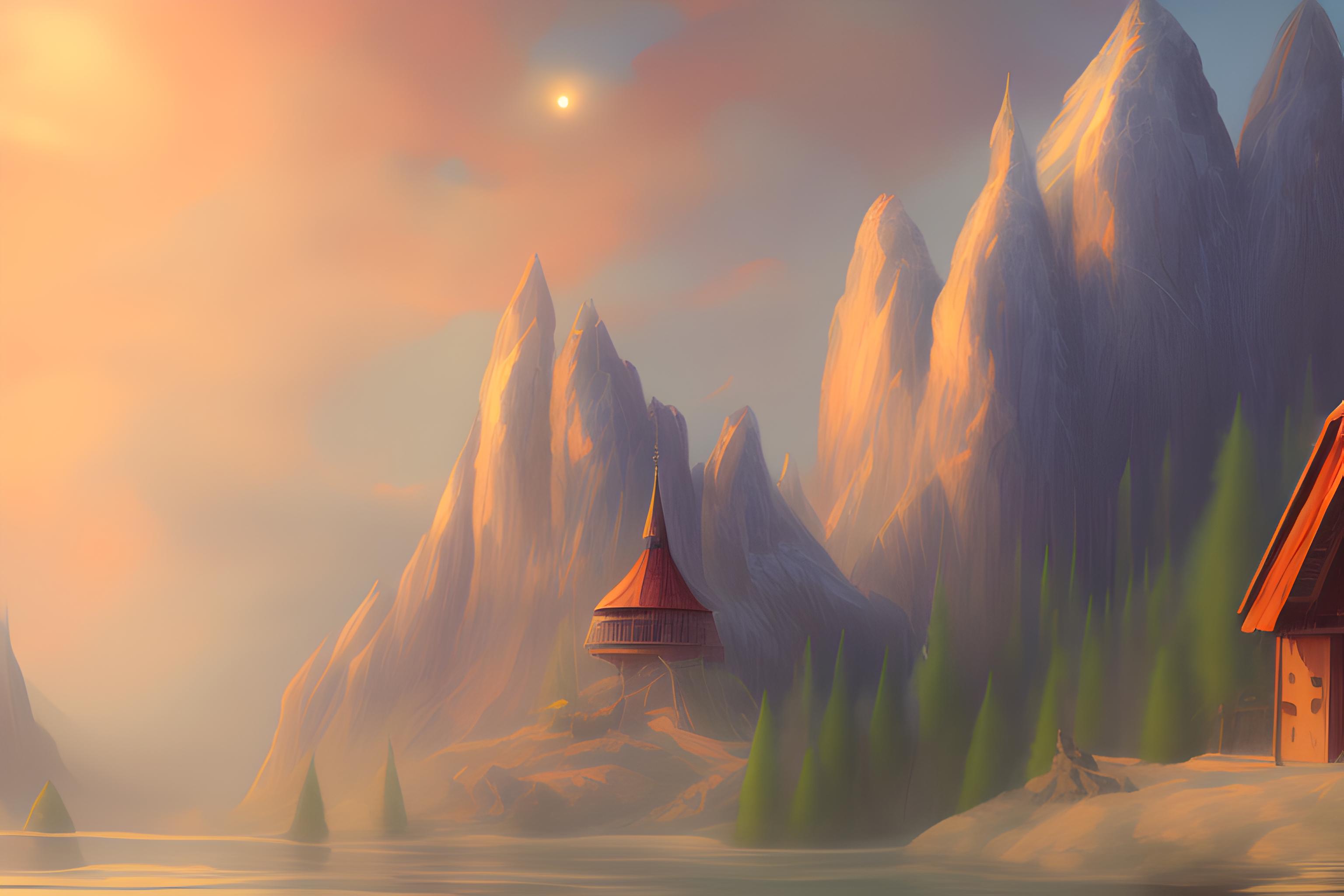 Что нибудь зелёное, лес, деревья